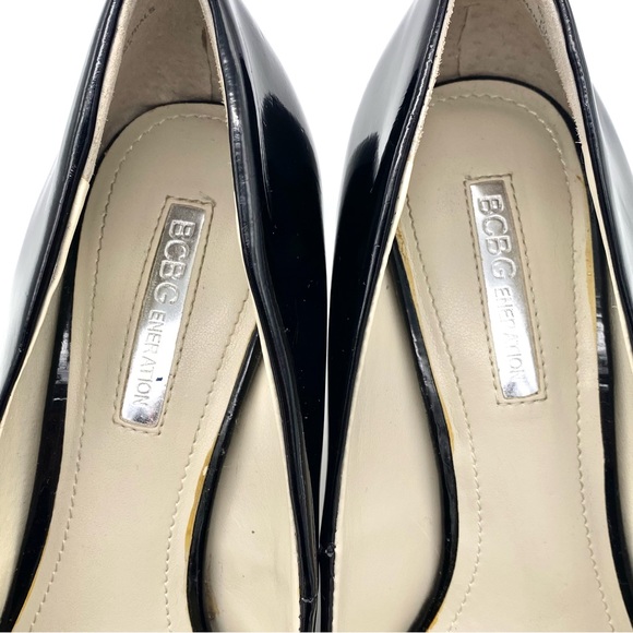 EUC BCBGeneration BG-Pretty Patent Black Pumps, 6/36 - Picture 12 of 15